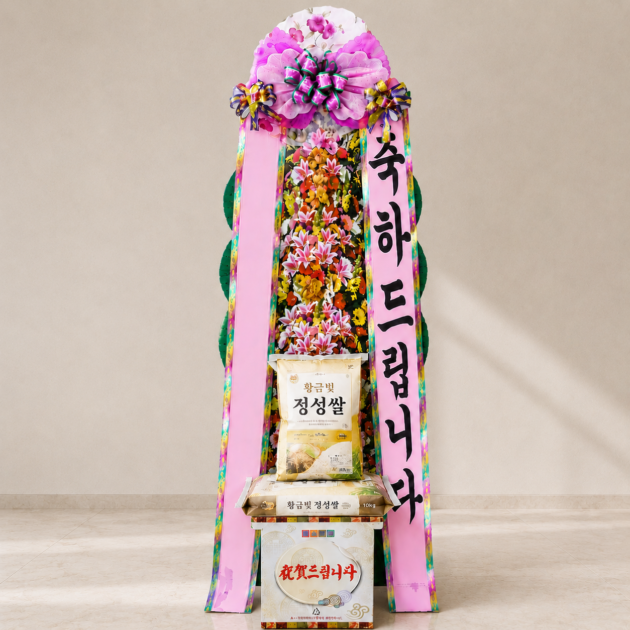 쌀화환 20kg